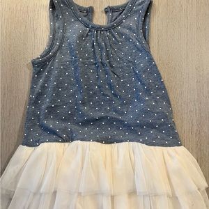 Baby GAP- Polka Dot and tulle dress .